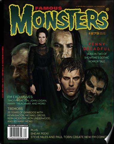 Famous Monsters of Filmland issue 279-B Penny Dreadful Newsstand Cover