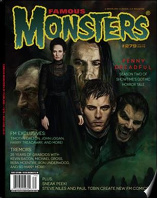 Famous Monsters of Filmland issue 279-B Penny Dreadful Newsstand Cover