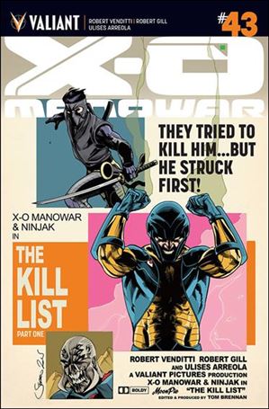 X-O Manowar (2012)  issue 43-B Stephen Mooney Cover