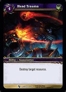 World of Warcraft: March of the Legion (Base Set) card 82 Head Trauma 