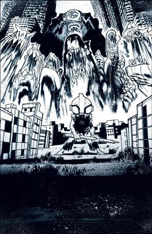 Ultramega issue 3-E James Harren 1:10 Black & White Virgin Cover