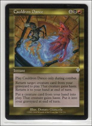 Magic the Gathering: Invasion (Base Set) card 238 Cauldron Dance