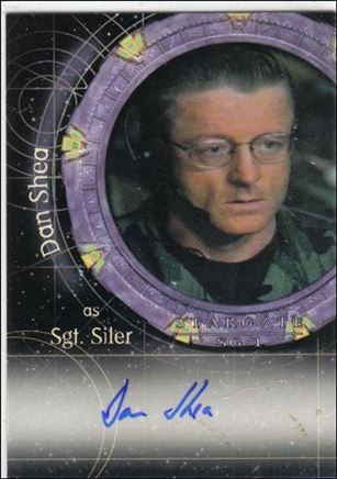 Stargate SG-1: Season 5 (Autograph Subset) card A24 Dan Shea as Sergeant Siler
