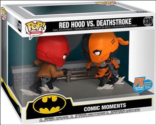 POP! Heroes figure 336 Red Hood vs Deathstroke Previews Exclusive 1/30000