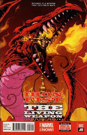 Iron Fist: The Living Weapon issue 2 Kaare Andrews Cover