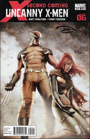 Uncanny X-Men (1981) issue 524-E DF Adi Granov Cover (Signed by Terry Dodson) 1/100