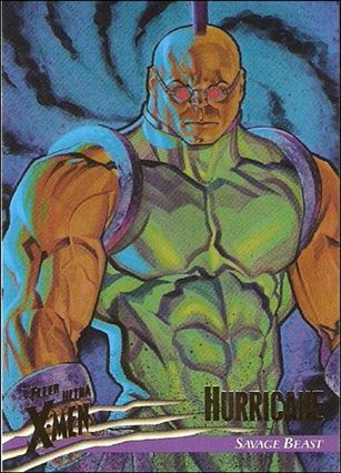 1996 Fleer Ultra X-Men: Wolverine (Base Set) card 96 Hurricane