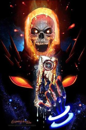 Cosmic Ghost Rider Destroys Marvel History issue 1-J Greg Horn C2E2 Virgin Cover 1/1000