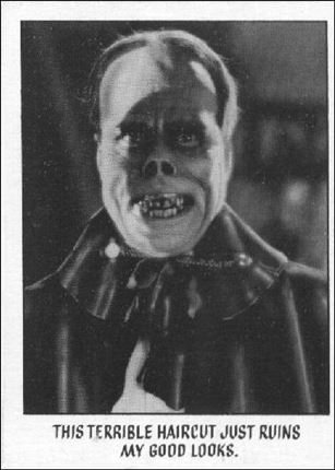 Creature Feature (Base Set) card 6 This terrible haircut just ruins my good looks.