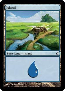 Magic the Gathering: Lorwyn (Base Set) card 286-B Island (Foil)