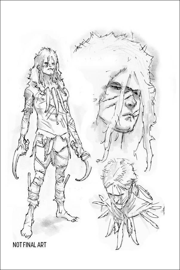 Savage (2016) issue 1-D Lewis LaRosa 1:10 Character Design Cover