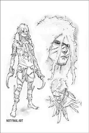 Savage (2016) issue 1-D Lewis LaRosa 1:10 Character Design Cover