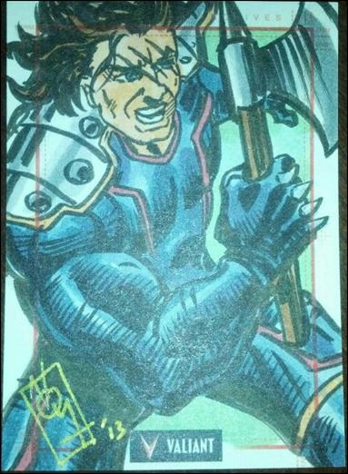 2013 Valiant Comics Preview Trading Card Set (Sketch Card Subset) card NH-01