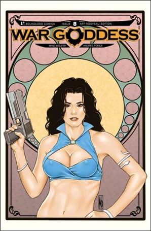 War Goddess issue 8-D Art Nouveau Cover