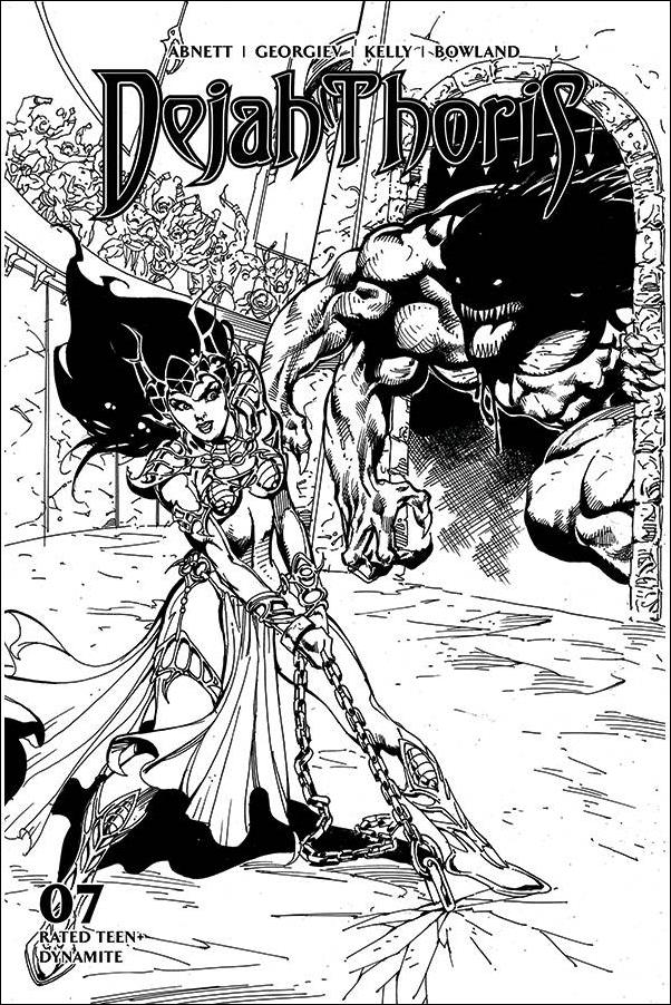 Dejah Thoris (2019) issue 7-G Roberto Castro 1:7 Black & White Cover