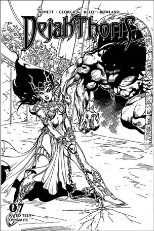 Dejah Thoris (2019) issue 7-G Roberto Castro 1:7 Black & White Cover
