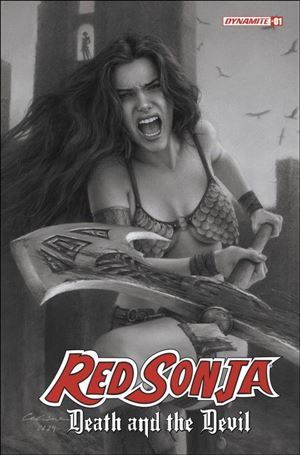 Red Sonja: Death and the Devil issue 1-P Celina 1:20 Cover