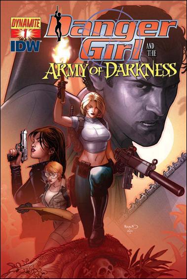 Danger Girl and the Army of Darkness issue 1-B Paul Renaud 1:10 Cover