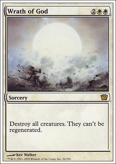 Magic the Gathering: 9th Edition (Base Set) card 56 Wrath of God