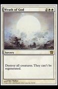 Magic the Gathering: 9th Edition (Base Set) card 56 Wrath of God
