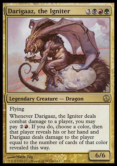 Magic the Gathering: Duel Decks: Phyrexia vs. the Coalition (Base Set) card 47 Darigaaz, the Igniter