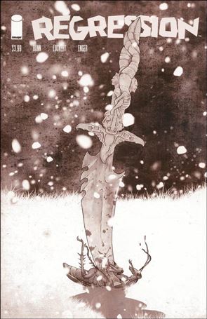 Regression issue 5-C Danny Luckert Walking Dead B&W Tribute Cover