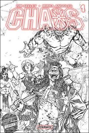 Chaos issue 1-K Sergio Fernandez Davila Sketch Cover