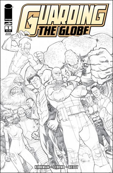 Guarding the Globe (2010) issue 1-C Sketch Cover (2nd Printing)
