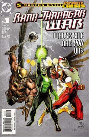 Rann/Thanagar War issue 1-B Gray Background Cover (2nd Printing)