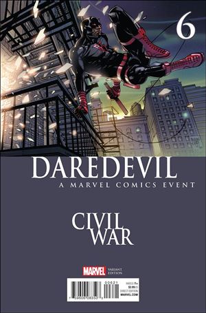 Daredevil (2016) issue 6-C Pasqual Ferry Civil War Cover