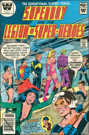 Superboy & the Legion of Super-Heroes issue 257-B Whitman Cover