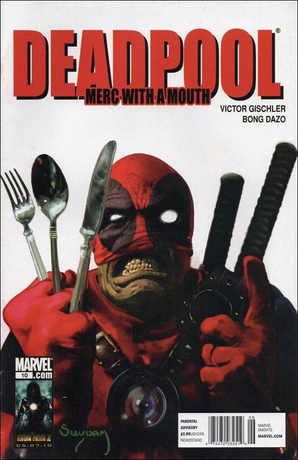 Deadpool: Merc with a Mouth issue 10-C Arthur Suydam Newsstand / Price Variant Cover