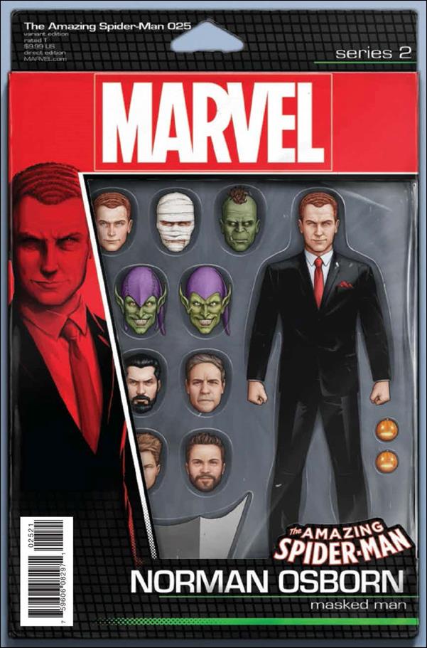 Amazing Spider-Man (2015) issue 25-B John Tyler Christopher Action Figure Cover