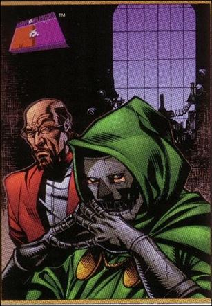 Marvel vs WildStorm (Base Set) card 65 Dr. Doom vs Kaizen Gamorra