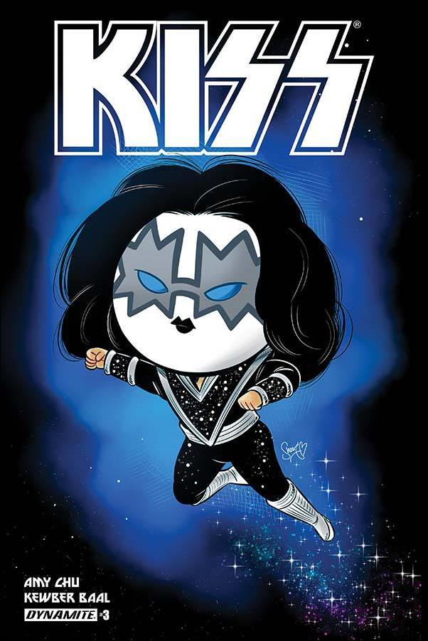 Kiss (2016) issue 3-B Shouri "Spaceman Emoji" Cover