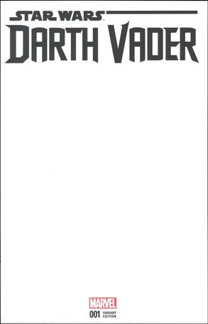 Darth Vader (2017) issue 1-D Blank/Sketch Cover