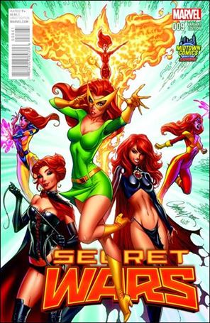 Secret Wars issue 9-G J. Scott Campbell Midtown Comics Cover