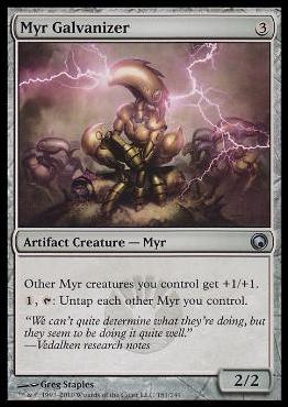 Magic the Gathering: Scars of Mirrodin (Base Set) card 181 Myr Galvanizer