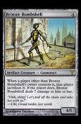 Magic the Gathering: Dissension (Base Set) card 160 Bronze Bombshell