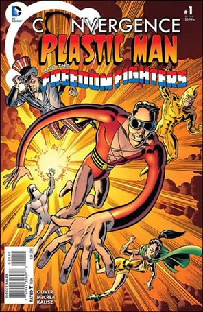 Convergence Plastic Man and the Freedom Fighters issue 1 Hilary Barta Cover