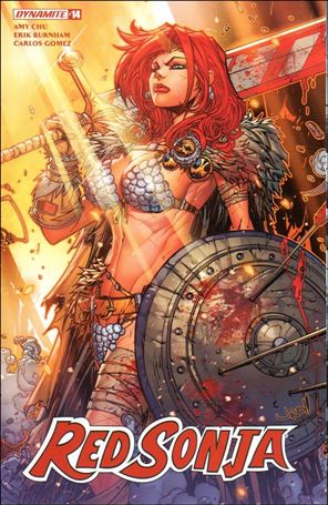 Red Sonja (2017) issue 14 Jonboy Meyers Cover