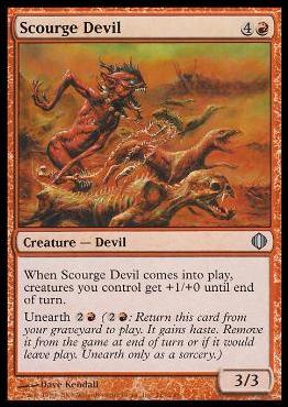 Magic the Gathering: Shards of Alara (Base Set) card 113 Scourge Devil