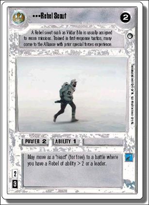 Star Wars: Hoth Revised (Base Set) card 98 Rebel Scout