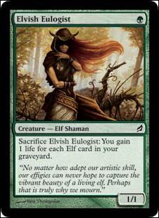 Magic the Gathering: Lorwyn (Base Set) card 205 Elvish Eulogist