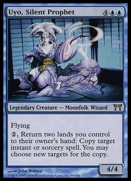 Magic the Gathering: Champions of Kamigawa (Base Set) card 99 Uyo, Silent Prophet