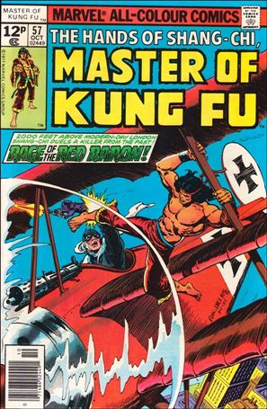Master of Kung Fu (1974) issue 57-C UK Price Cover