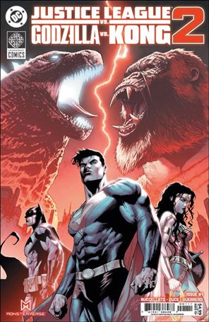 Justice League vs. Godzilla vs. Kong 2 issue 1.00 Christian Duce Cover