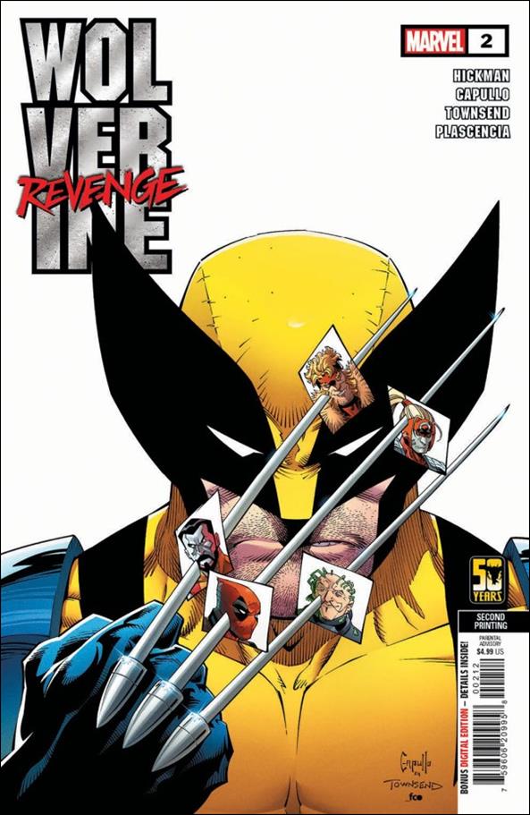 Wolverine: Revenge issue 2-F Greg Capullo Cover (Second Printing)