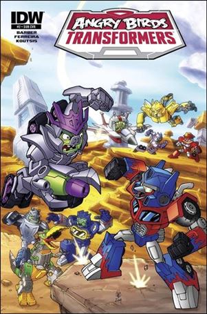 Angry Birds Transformers issue 2-B Casey W. Coller Subscription Cover