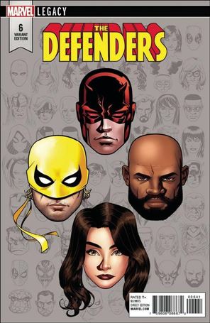 Defenders (2017) issue 6-D Mike McKone 1:10 Headshot Cover